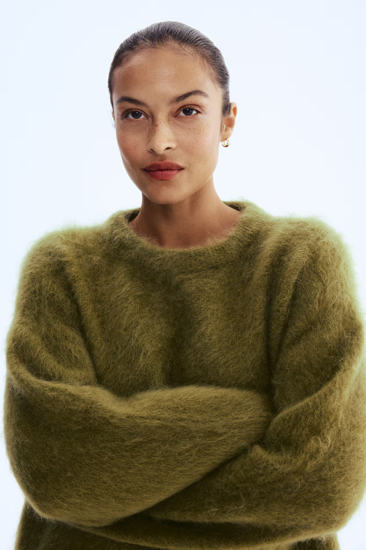 Oversized Mohair-Blend Sweater | H&M (US + CA)