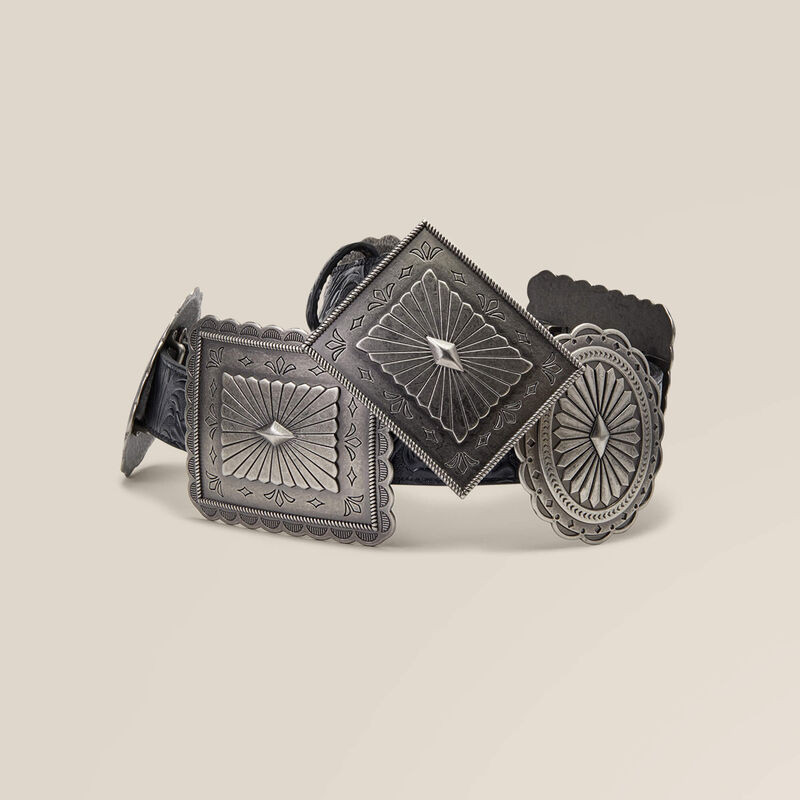 Oval and Rectangle Concho Belt | Ariat (US)