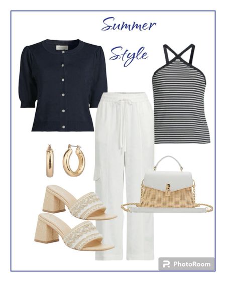 Walmart cute outfit for summer. DSW shoes & Dillards straw handbag  

#summeroutfit

#LTKstyletip #LTKSeasonal #LTKshoecrush