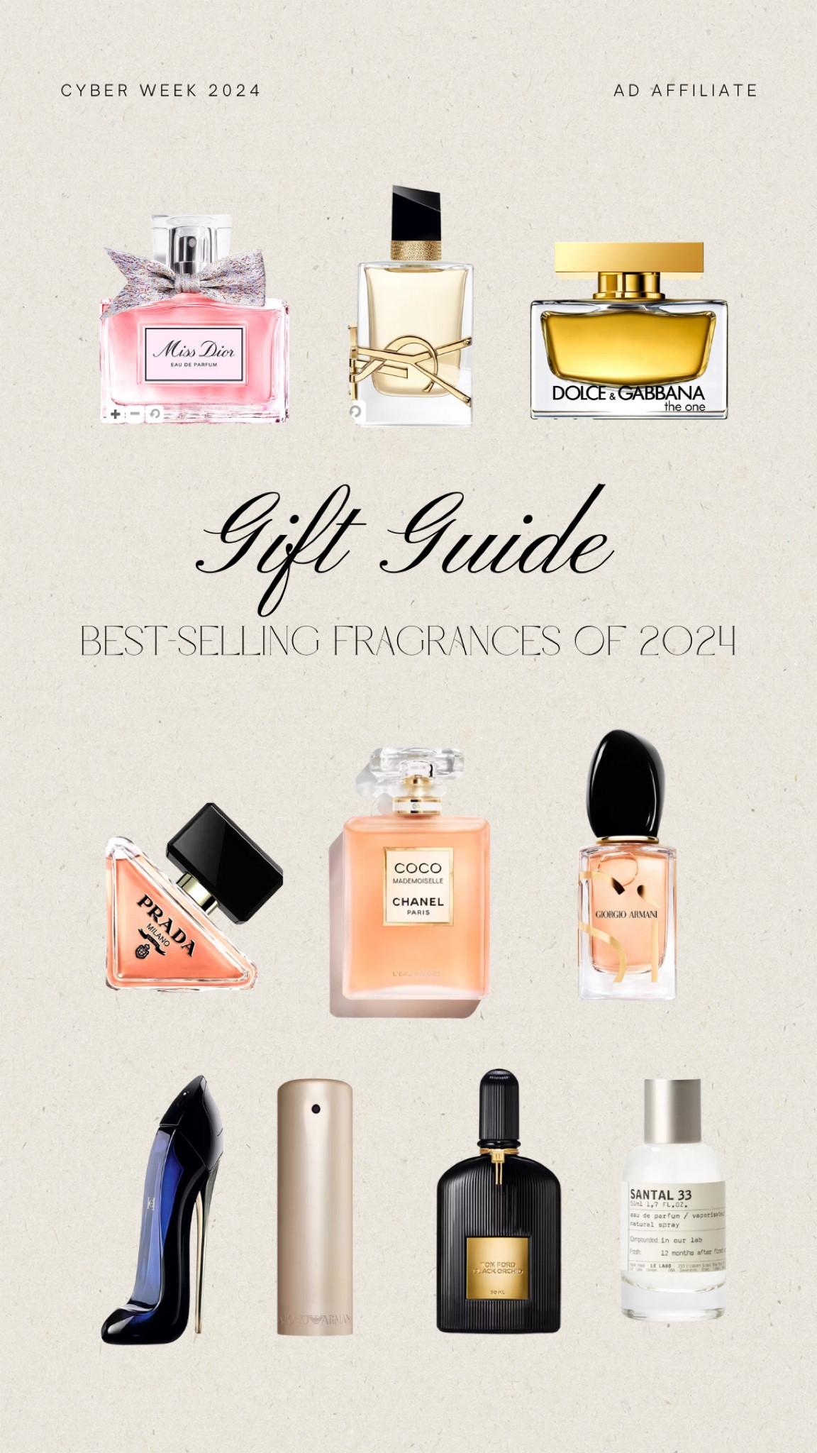 Gift Guides Top Selling fragrances / perfume of 2024 

#LTKbeauty #LTKCyberWeek #LTKgiftguide