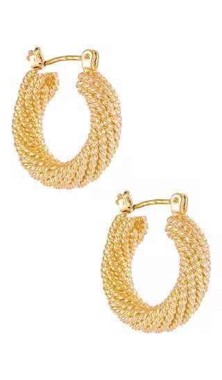 Presley Hoops in Gold | Revolve Clothing (Global)