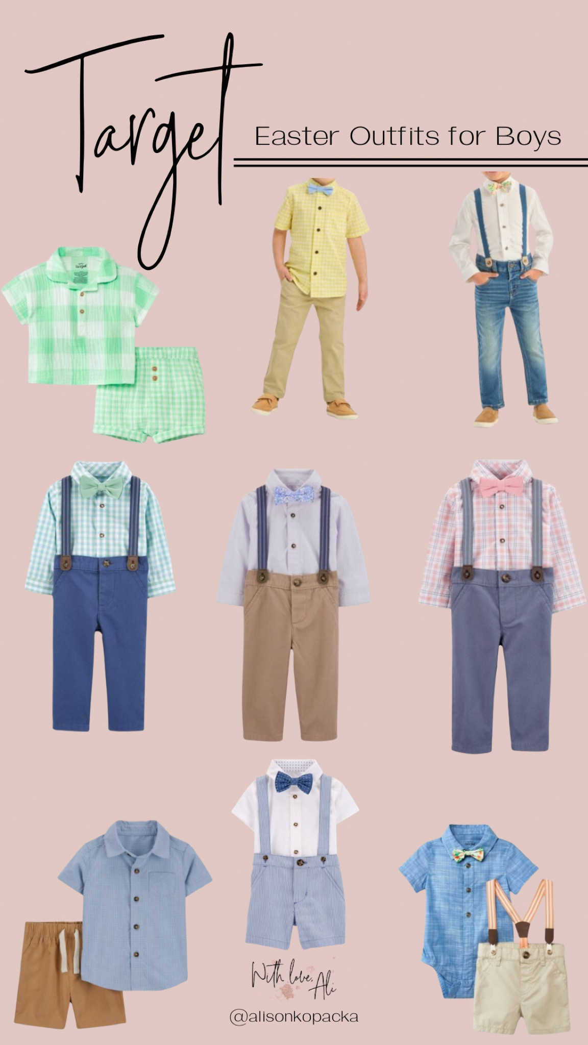  Dress to impress this Easter with adorable outfits for boys from Target! From dapper suits to charming shirts and pants combos, Target has everything you need to make your little guy shine on Easter Sunday. Explore a variety of styles, from classic pastels to trendy prints, all designed with comfort and style in mind. Complete the look with coordinating accessories like bow ties, hats, and dress shoes for a picture-perfect Easter ensemble. Don't miss out on these must-have looks for your little man! 

#LTKSpringSale #LTKSeasonal #LTKkids