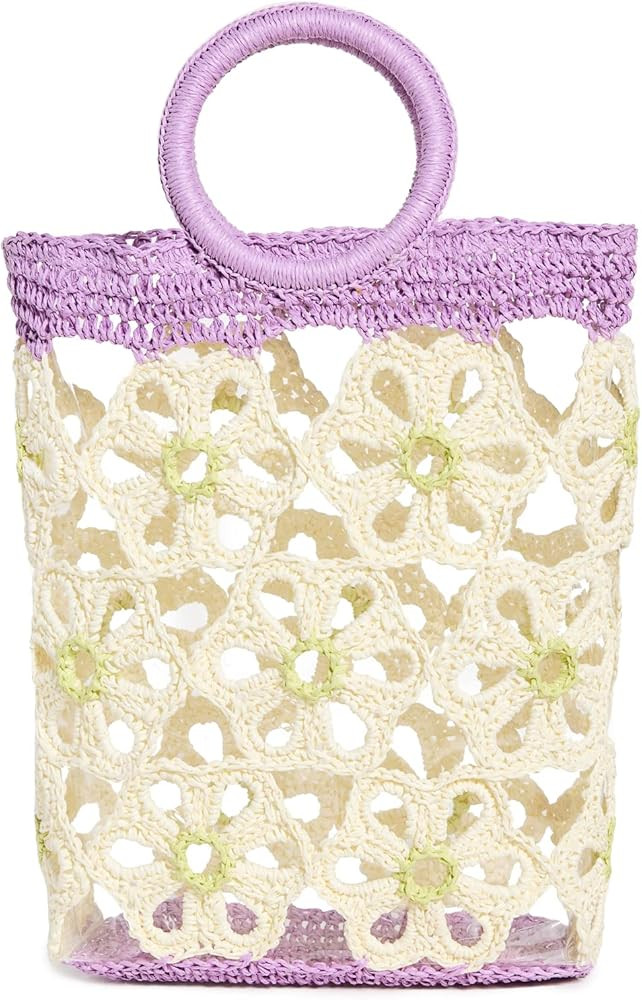 Lele Sadoughi Women's Marigold Crochet Mini Tote | Amazon (US)