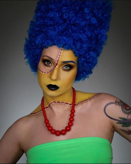 Marge Simpson 🎨 

kryolan Base Marly Skin, fond de teint pigmenté, fond de teint matte, guerlain Terracotta Le Teint (ON), hourglass cosmetics Vanish Concealer (Crème), Anastasia beverly hill Poudre Libre (Translucent),  Made by Mitchell Bronze Book, made by mitchell Colour Case (The Electrics), inglot cosmetics Duraline, too faced Fluff & hold, blossomxrose Ultra Artistry 2.0 Palette, glisten cosmetics Wet Liner (Precious), sephora collection Palette MarionCameleon Chapitre 1, sephora collection Palette MarionCameleon Chapitre 2, sephora collection Cravon Colorful 12h (Coconut), nyx cosmetics Lip Lingerie XXL (Naughty Noir), jeffree star cosmetics Supreme Gloss (Weirdo)

#LTKHalloween #LTKbeauty