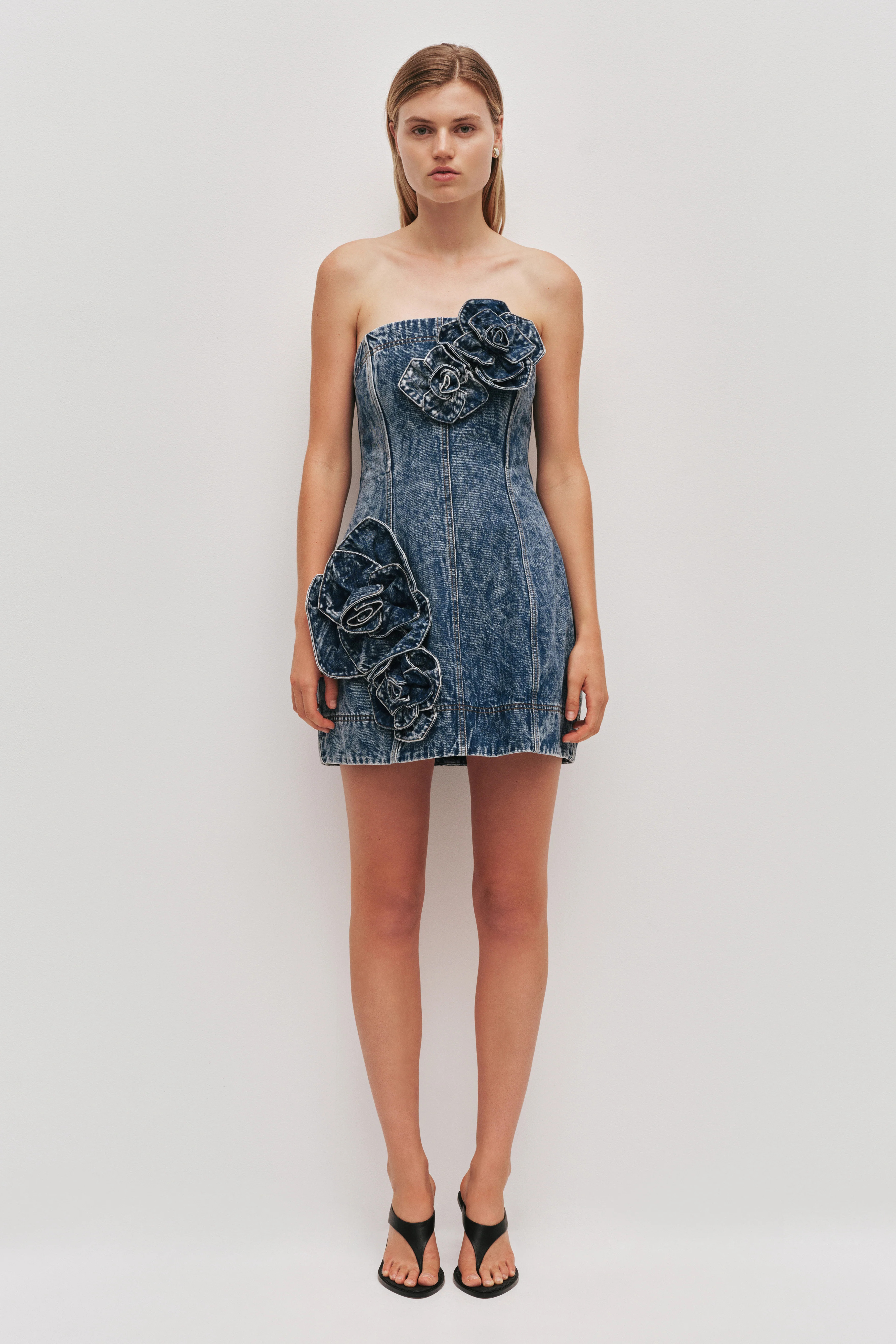 Angelina Denim Mini Dress | aje. (US, UK, Europe, ROW)