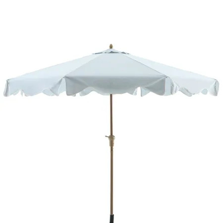 My Texas House 9ft Round Market Patio Umbrella, Blue | Walmart (US)