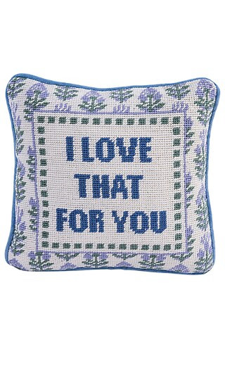 Love That For You Needlepoint Pillow | Revolve Clothing (Global)