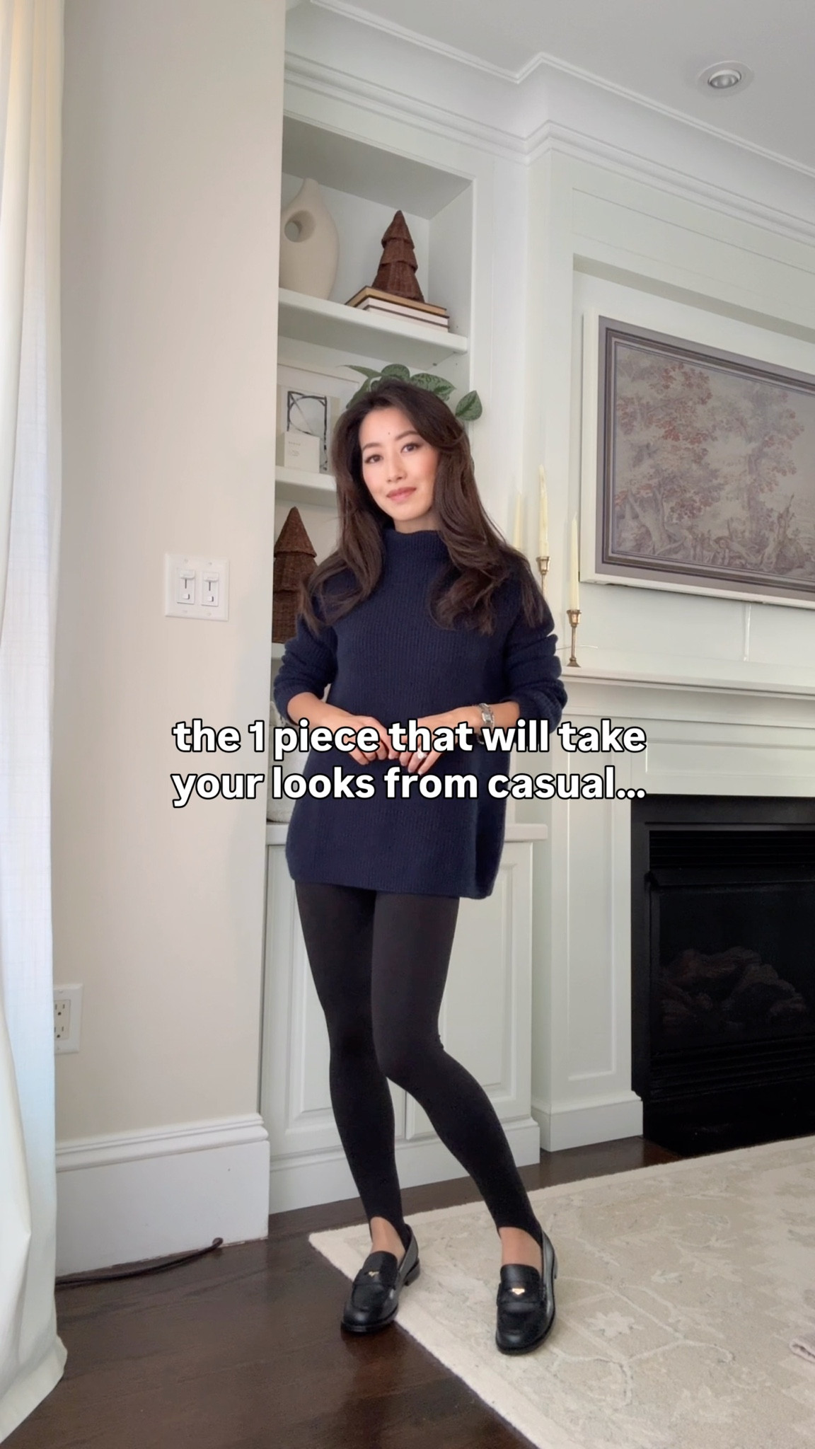 $30 Satin pants in xxs petite - festive and flowy! Has a drawstring waist. 

Intro outfit:
• Quince ribbed sweater xs, turtleneck folded inward 
• Lou & Grey stirrup leggings xxs Petite lightweight and soft
• Madewell loafers sz 5

Outfit 1: 
• Loft pants xxs petite
• Quince sweater xs
• Abercrombie coat xxs petite 
• Gucci heels
• Quince woven bag 

Outfit 2:
• Aritzia cropped cardigan xxs 
• old J.Crew heels
• Amazon rhinestone slouchy bag 

Outfit 3:
• Loft dolman top xxs petite 
• Alice Walk coat xs (linked similar)
• Madewell Dimes boots 5H, runs a little narrow across the toe
• Madewell bag 

Easy holiday outfit , Christmas party , casual festive New Year’s Eve 

#LTKHoliday #LTKFindsUnder50 #LTKPetite