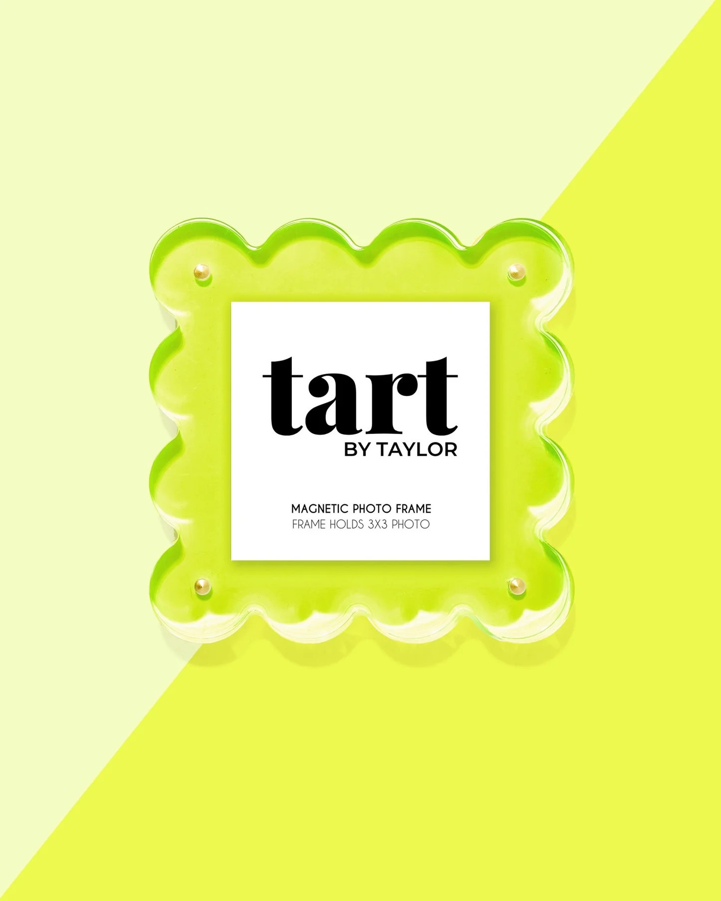 Neon Lime Mini Acrylic Picture Frame | Tart By Taylor
