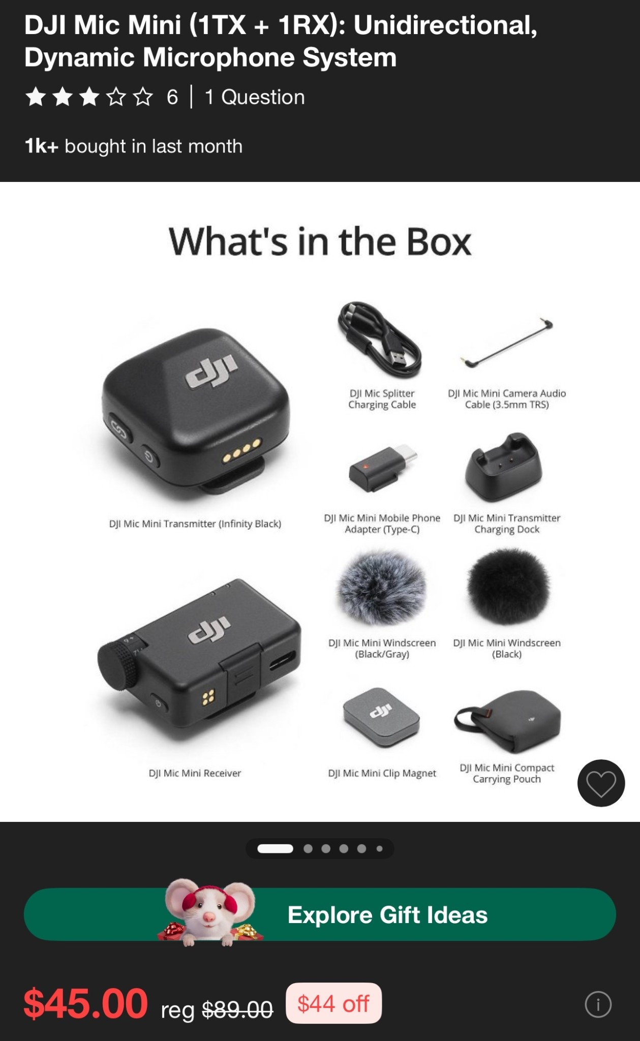 DJI Mic Mini dynamic microphone system 

#LTKGiftGuide #LTKCyberWeek