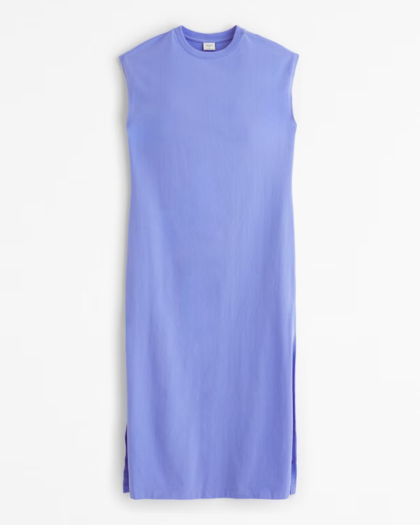 Women's Shell T-Shirt Midi Dress | Women's New Arrivals | Abercrombie.com | Abercrombie & Fitch (US)