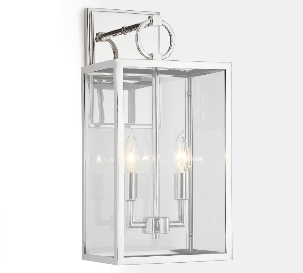 Manor Glass & Iron Sconce | Pottery Barn (US)