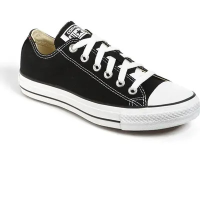 Converse Chuck Taylor® All Star® Low Top Sneaker in Black at Nordstrom, Size 5 | Nordstrom