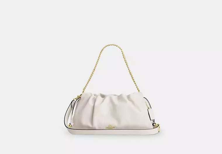 Coach Outlet Faye Large Shoulder Bag - White, Size: Medium | Coach Outlet US