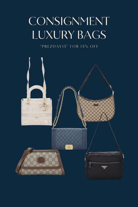 Consignment luxury bag sale on Amazon! 15% off the cutest pieces with code “PREZDAY15"

#LTKsalealert #LTKitbag #LTKstyletip