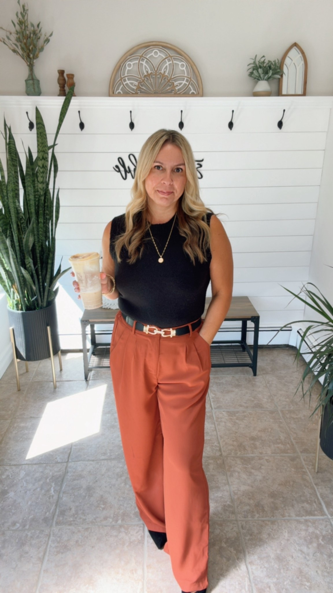 Fall outfit idea! I went a little pumpkin spice-y here lol. I’m wearing a medium in everything. Workwear style, office outfit 

#LTKMidsize #LTKWorkwear #LTKFindsUnder50