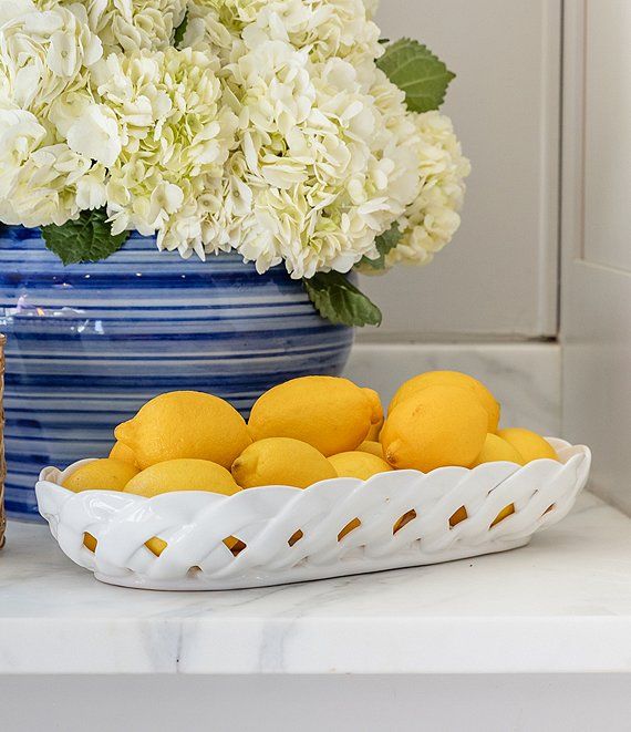 x Mrs. Southern Social Oval Basket Serving Bowl | Dillards