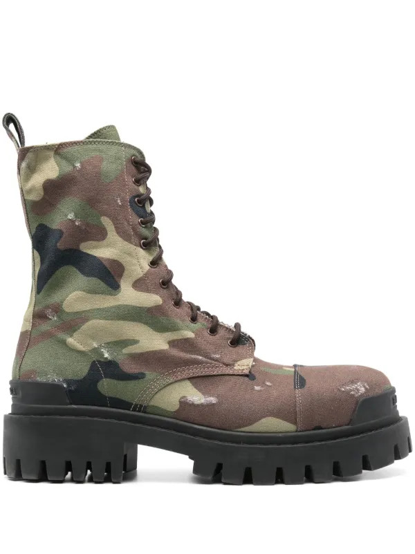 Camo-print boots | Farfetch Global