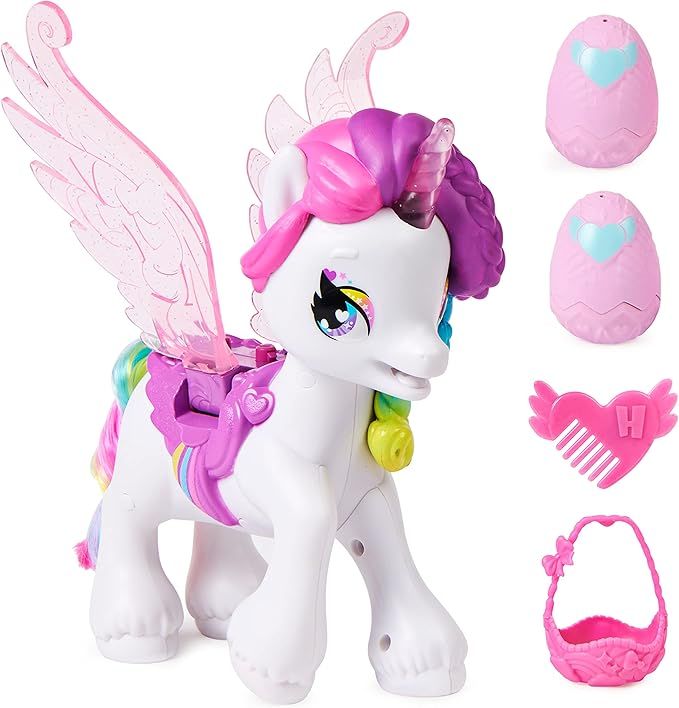 Hatchimals CollEGGtibles, Hatchicorn Unicorn Toy with Flapping Wings, Over 60 Lights & Sounds, 2 ... | Amazon (US)