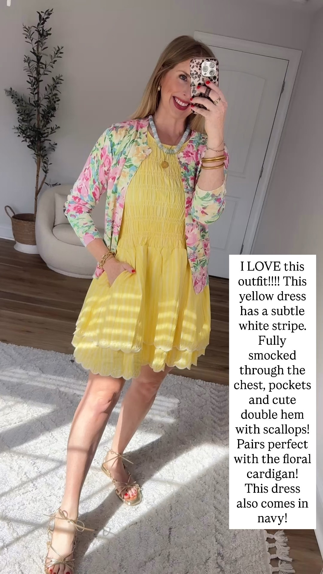 Walmart dress, free assembly, Walmart try on, floral cardigan, yellow dress

#LTKootd #LTKgrwm