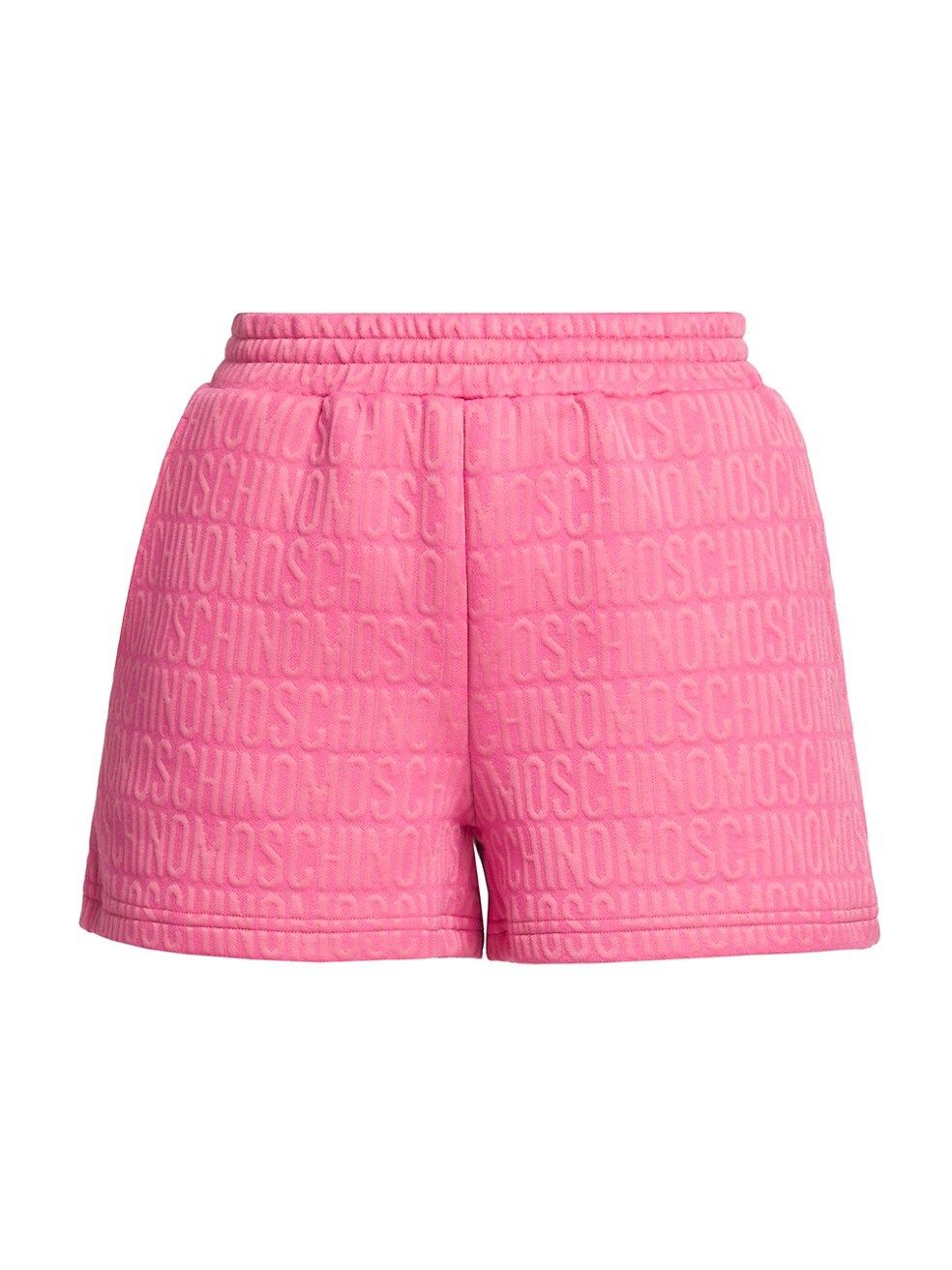 Moschino Raised Logo Knit Shorts | Saks Fifth Avenue