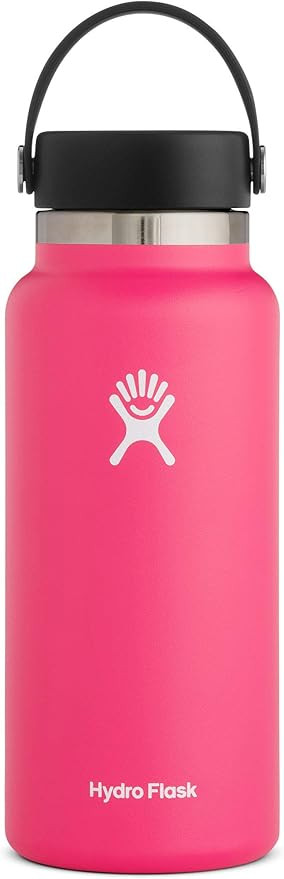 Hydro Flask Water Bottle - Stainless Steel & Vacuum Insulated - Wide Mouth 2.0 with Leak Proof Fl... | Amazon (US)