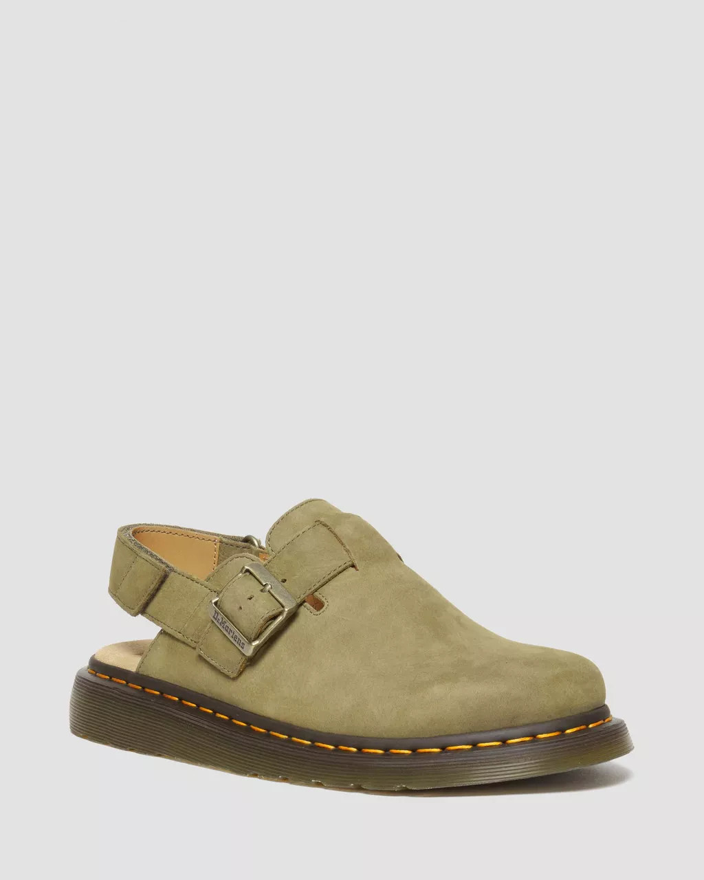 Jorge II Tumbled Nubuck Leather Slingback Mules | Dr. Martens