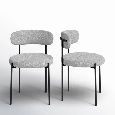 Sherwood Solid Back Boucle Side Chair | Wayfair North America