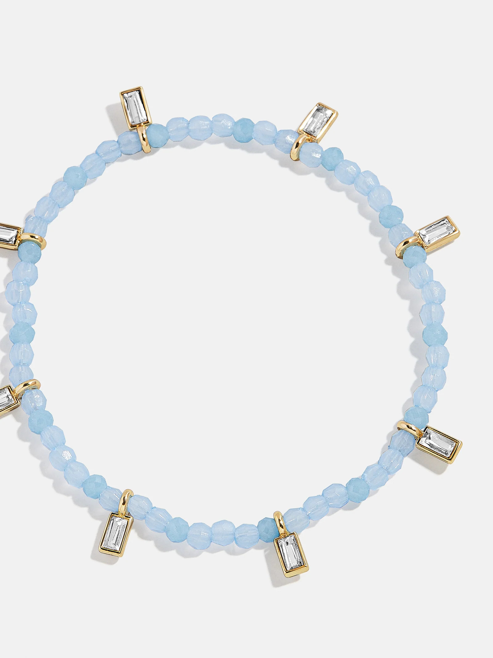 Crystal Beaded Bracelet - Powder Blue | BaubleBar