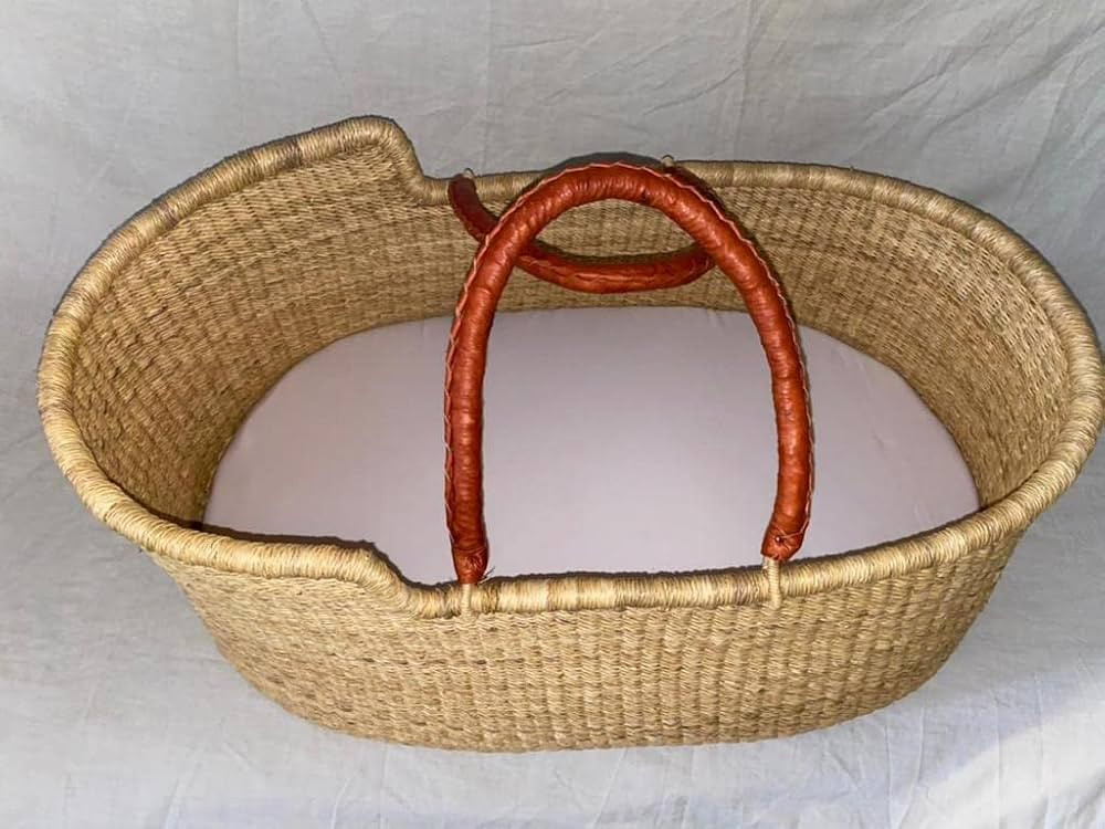 Best Moses basket 2023/ woven bassinet/Handmade moses basket/baby shower gift ideas, newborn gift... | Amazon (US)