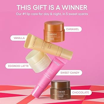 Laneige Skincare & Lip Care Holiday Gift Sets – Lip Mask, Water Bank, Lip Glowy Balm – Beauty... | Amazon (US)