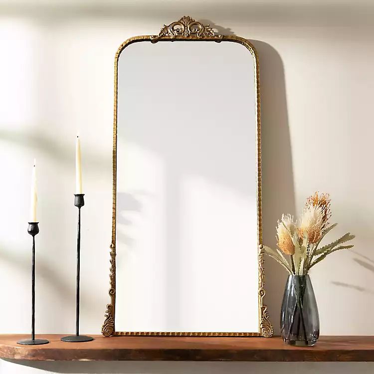 Gold Ornate Carved Large Wall Mirror | Kirkland's Home