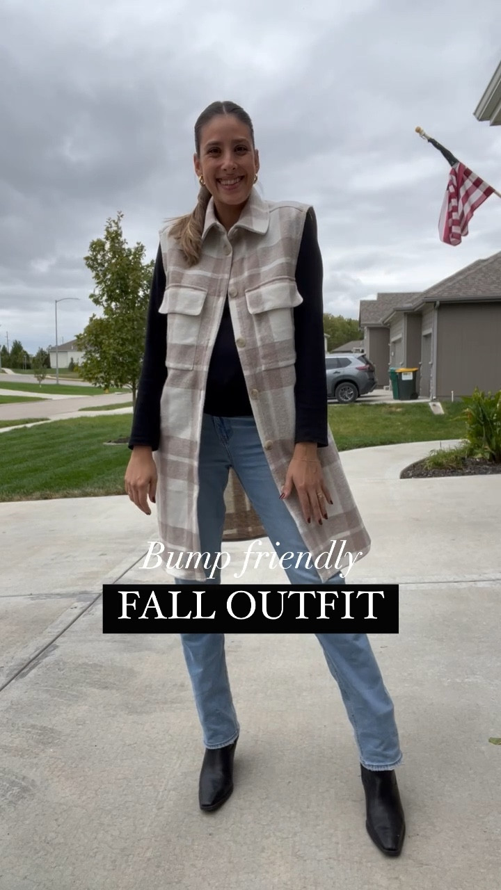 Cute and bump friendly Fall outfit 🤎🤰🏻

#LTKbump #LTKVideo #LTKSeasonal