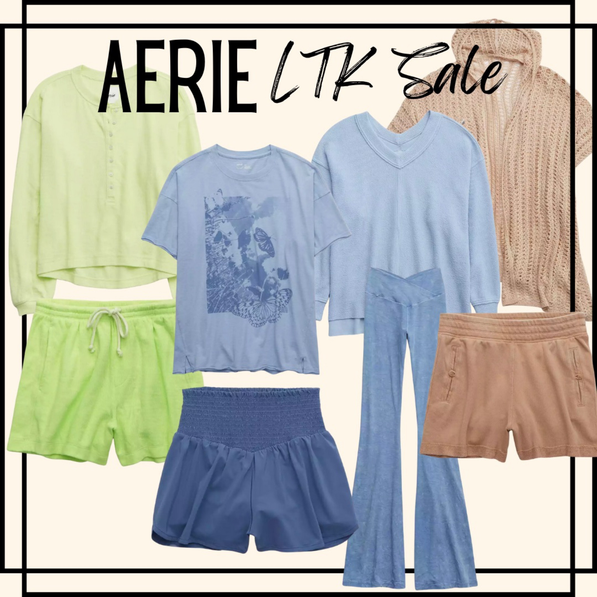 Aerie sale| spring fashion| summer style| shorts| flare leggings| over 40 fashion| LTK sale| affordable fashion| 

#LTKstyletip #LTKSale #LTKunder50