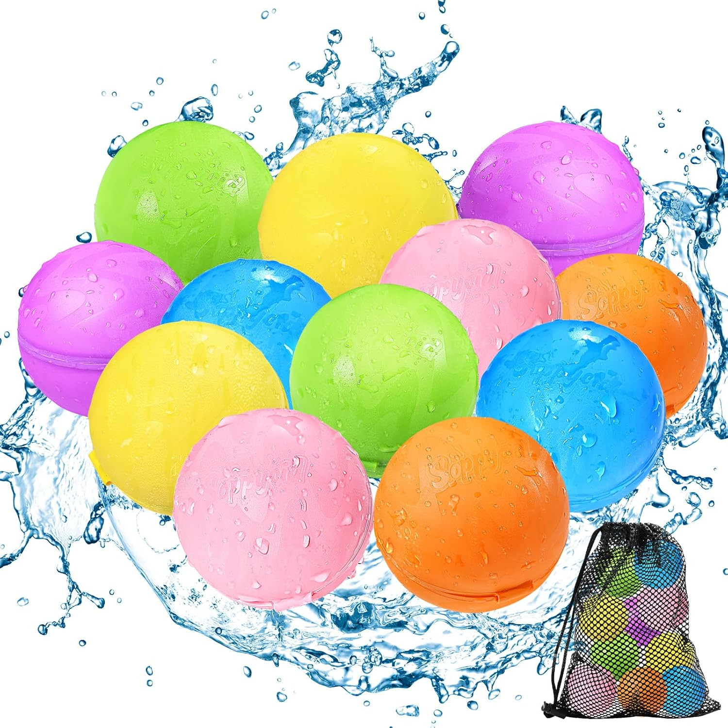 SOPPYCID Reusable Water Bomb balloons, Summer Toy Water Toy for Boys and Girls, Pool Beach Toys f... | Amazon (US)