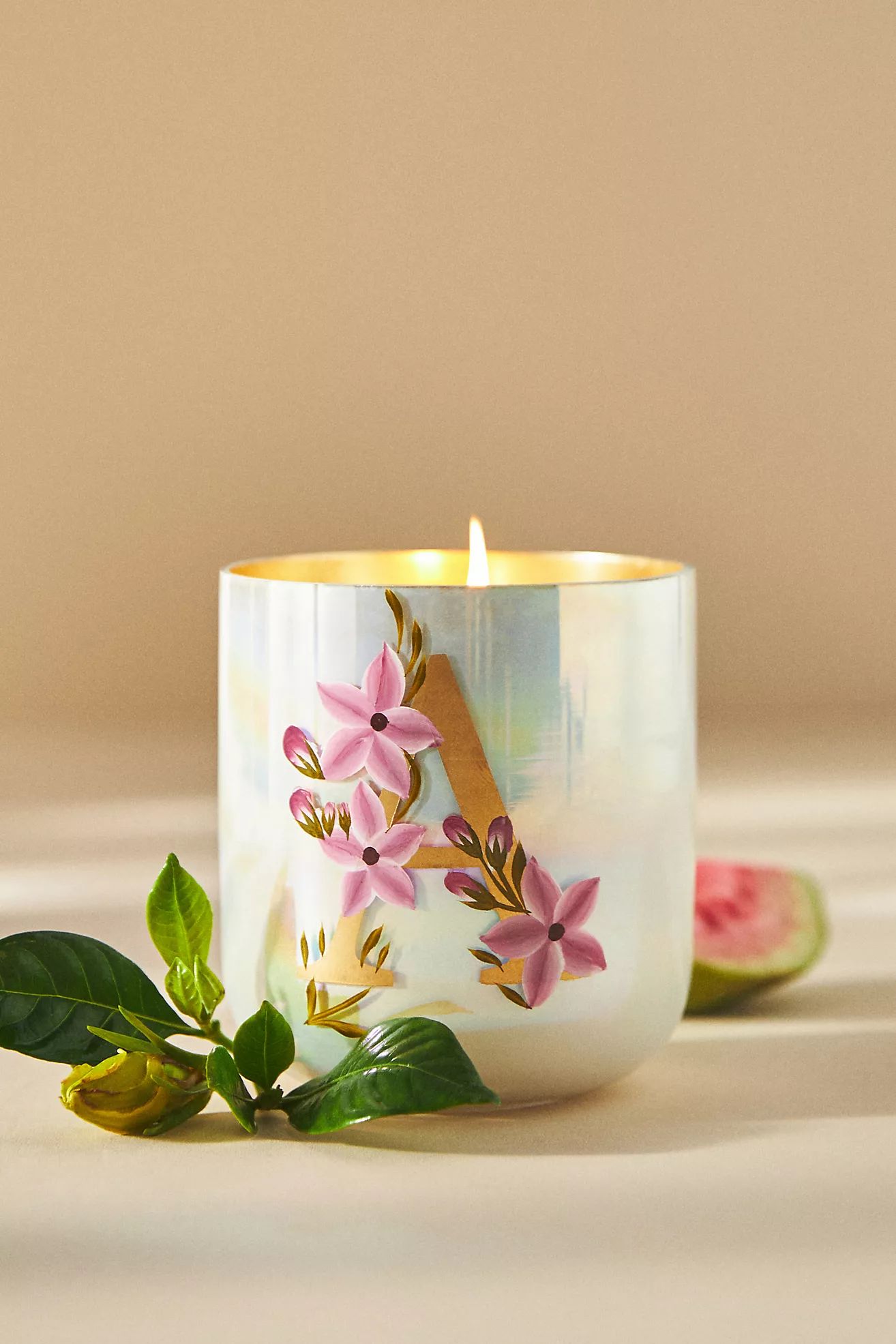 Monogram Night Gardenia Candles | Anthropologie (US)