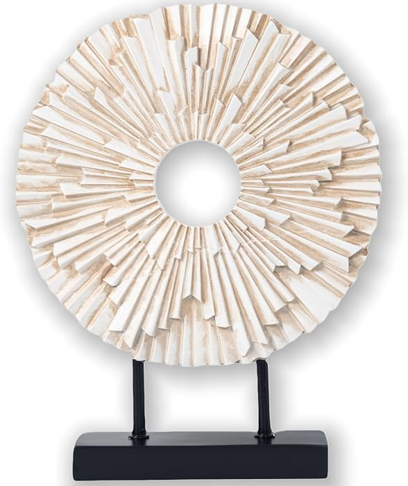 HODESumPure Gold Luxury Round Decorative Sculpture Statue Above Cabinet Home Decorations for Livi... | Amazon (US)