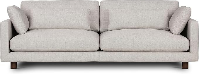 POLY & BARK Fabric Sofa, 93 inches, Twill Pebble | Amazon (US)