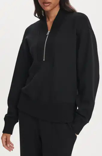 Arney Half Zip Pointelle Knit Polo (Women) | Nordstrom | Nordstrom