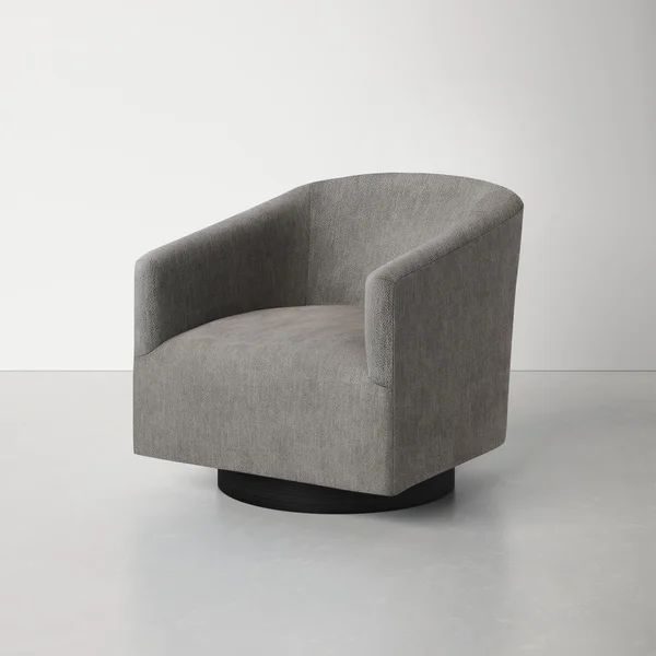 Donovan Upholstered Swivel Barrel Chair | Wayfair North America