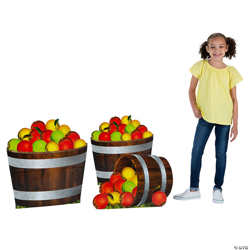 Apple Orchard Cardboard Cutout Stand-Up Set - 3 Pc. | Oriental Trading Company