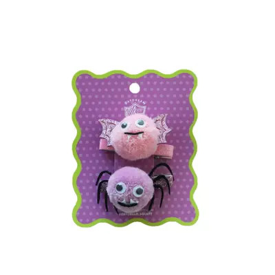 Daydream Society Monster Mash Fuzzy Bat + Spider Halloween Hair Clip Set in Assorted Pre-Pack at Nordstrom | Nordstrom