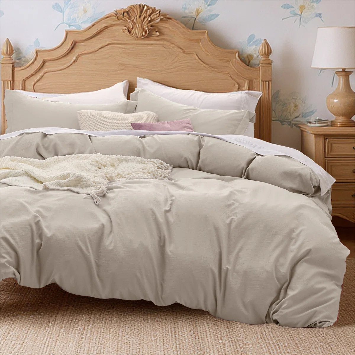 Bedsure Essential Collection Bedsure Super Soft Prewashed Duvet Cover Set 109gsm GentleSoft™️... | Wayfair North America