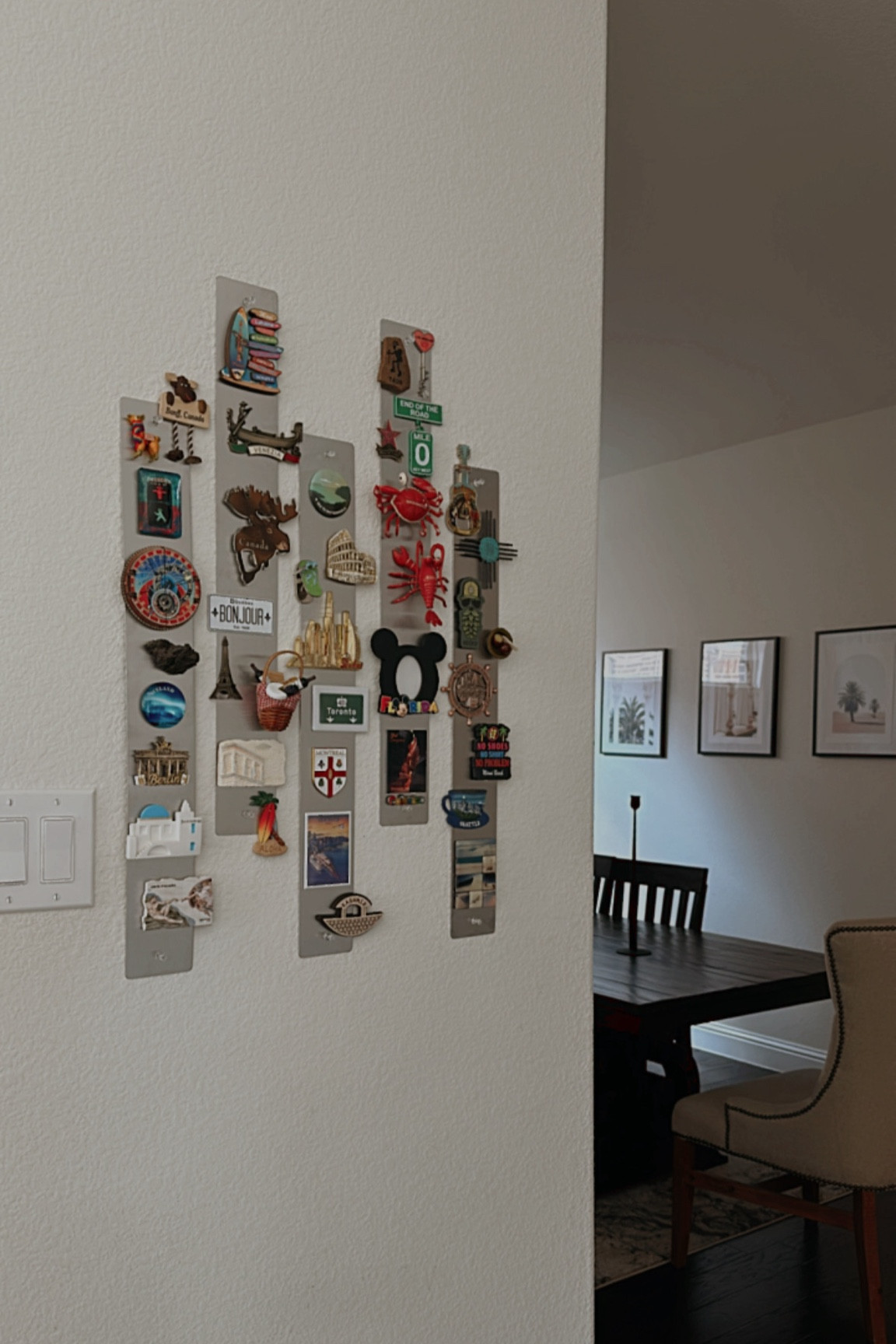 Decluttering refrigerator magnets into an aesthetic space 

#LTKHome #LTKFindsUnder50 #LTKCyberWeek