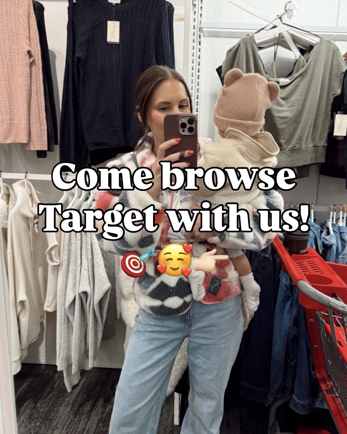 Come on a Target run with us🥰 so many cute new finds, especially for Valentine’s Day!

Target finds | target style |  Target run | Valentine’s Day | shop with me 