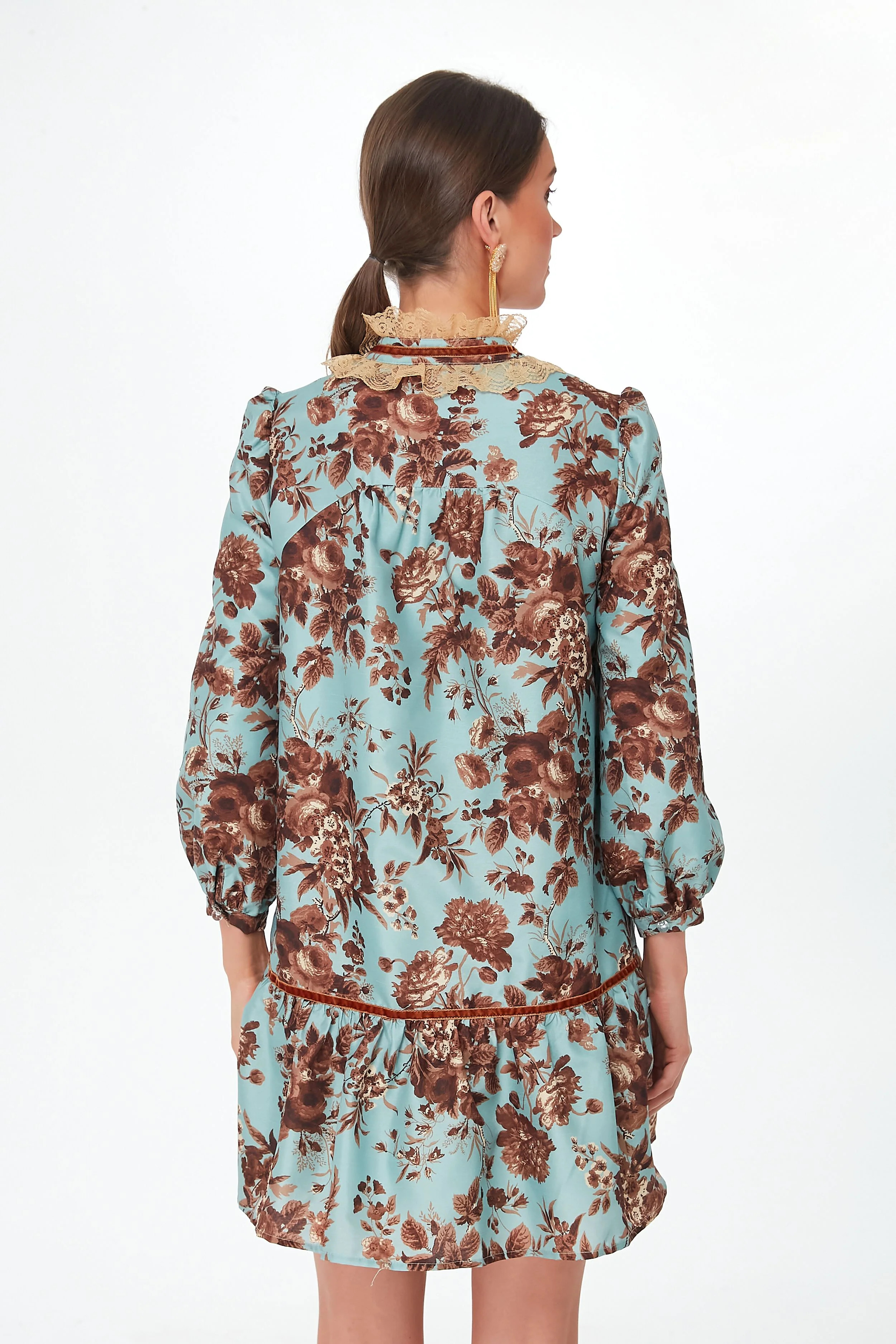 Robin's Egg Floral Palmerston Dress | Tuckernuck (US)