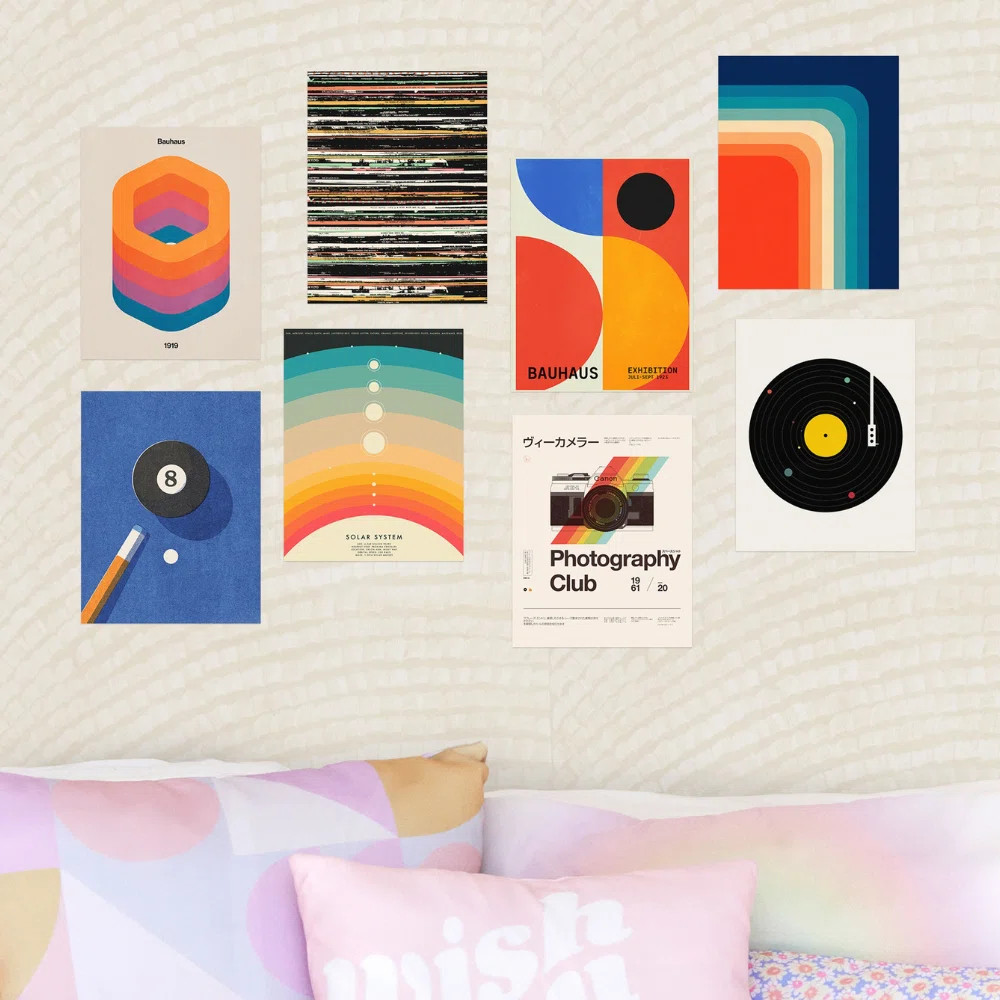 Campus Cool Collage Kit - Pack of 8 | Wayfair North America