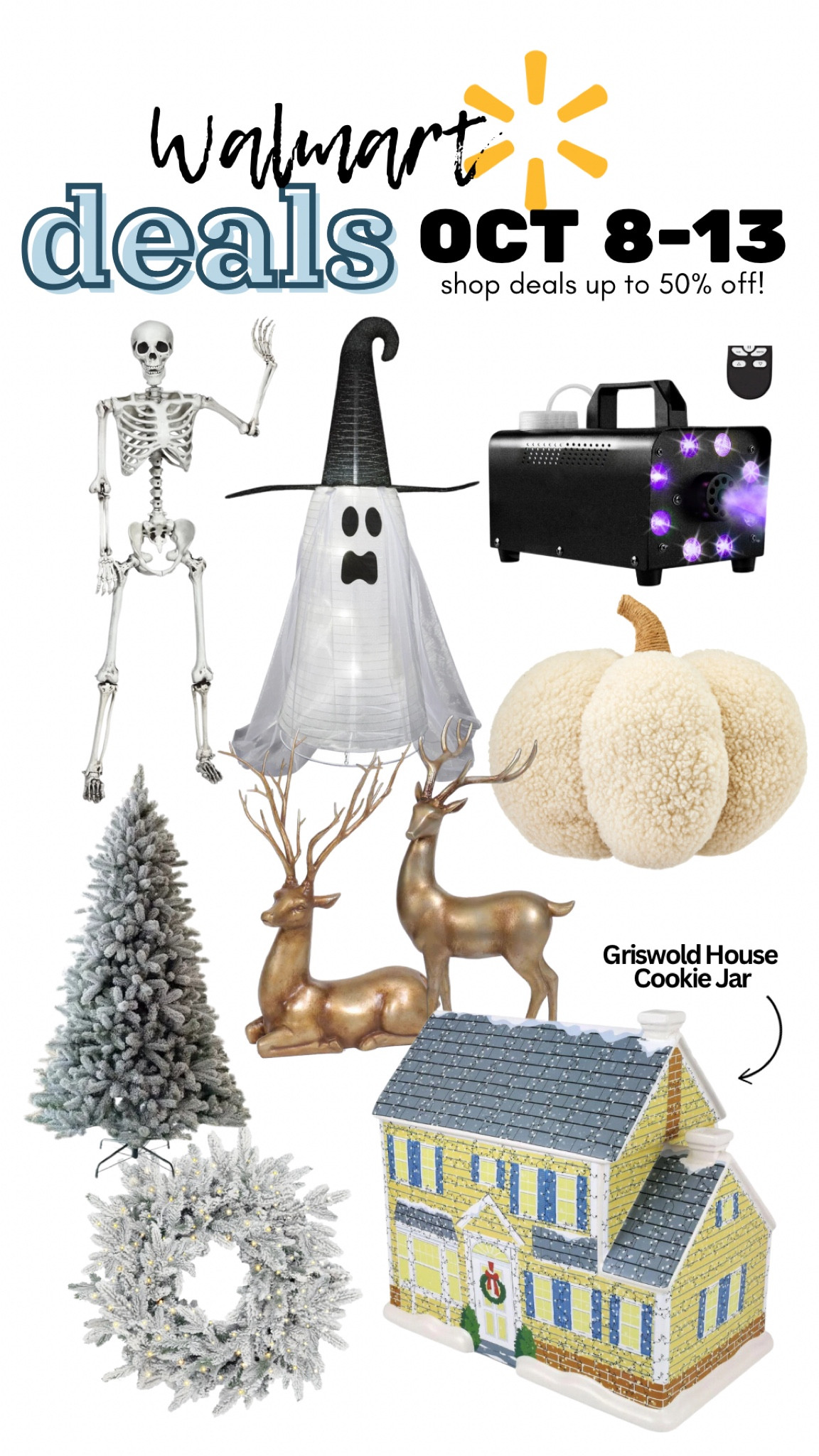 Walmart Deals are BACK! Up to 50% off select items! Shop now—only 10/8-10/13! 

 @Walmart #WalmartDeals #Walmartpartner