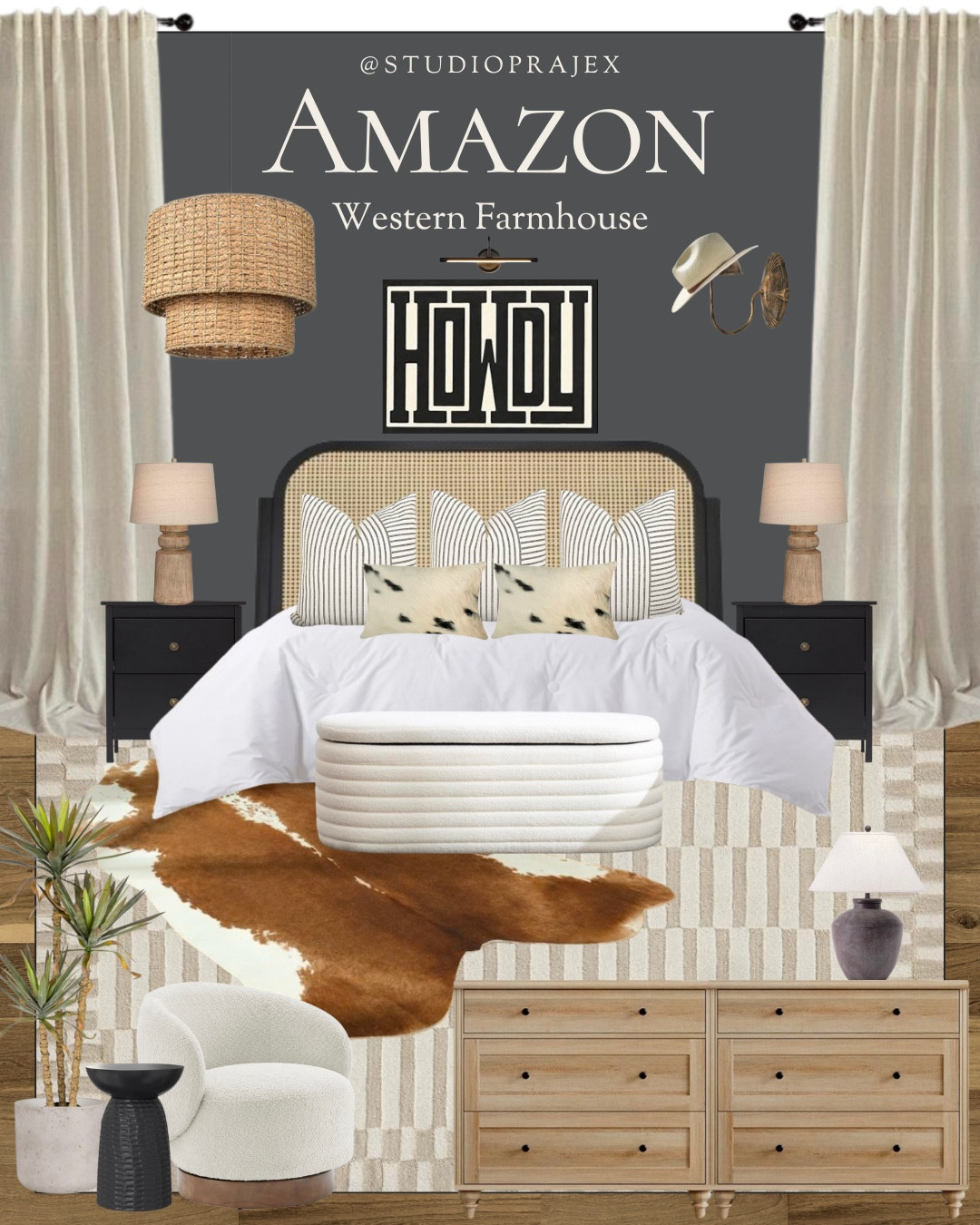 A little western influence in your home to add some fun 🤠 Would you go with the “Howdy” or “Giddy Up” wall decor? (Swipe)

*Paint shown is Cracked Pepper from Behr Paints

Western farmhouse | western style bedroom | western decor | modern home | Amazon home | neutral home decor | interior design | bed | rug | lighting | mid west | LTK home | paint inspo | bedroom furniture | modern organic | Home furniture | nightstands | modern farmhouse | farmhouse decor 

Home

#LTKHome #LTKFamily #LTKStyleTip