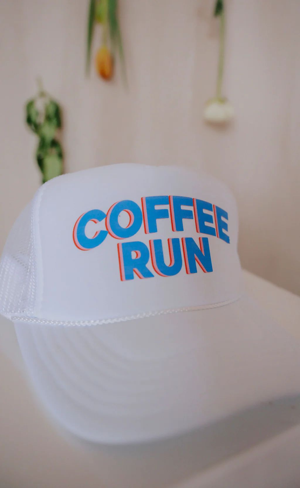 friday + saturday: coffee run trucker hat | RIFFRAFF
